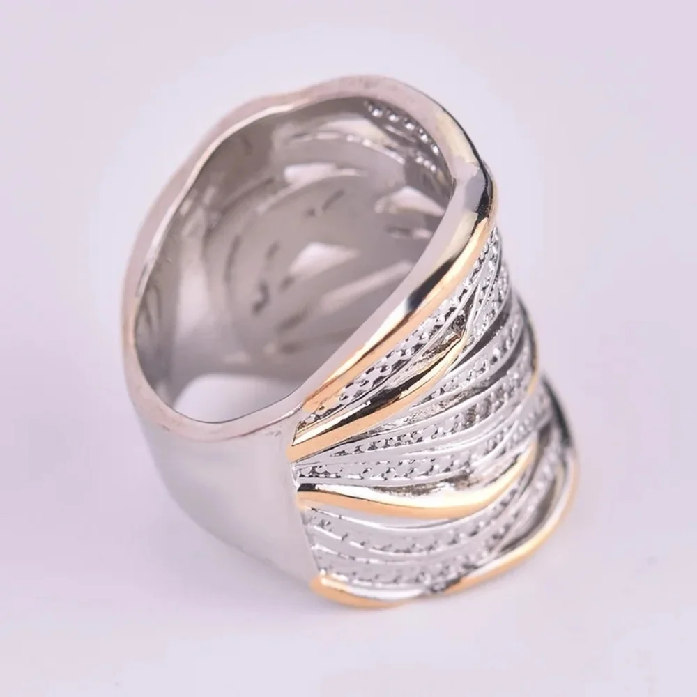 14k Gold plated diamond ring - Picture 6 of 6